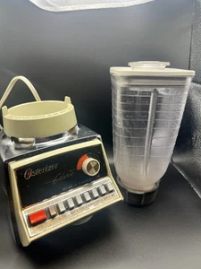 Vintage Osterizer Galaxie Dual-Range 14 Blender Base & Jar 1970's Tested - Picture 1 of 11