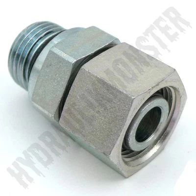 HYDRAULIKMONSTER® Hydraulik Gerade einstellbare Einschraub Verschraubung metrisch EGE EVGE DKOL