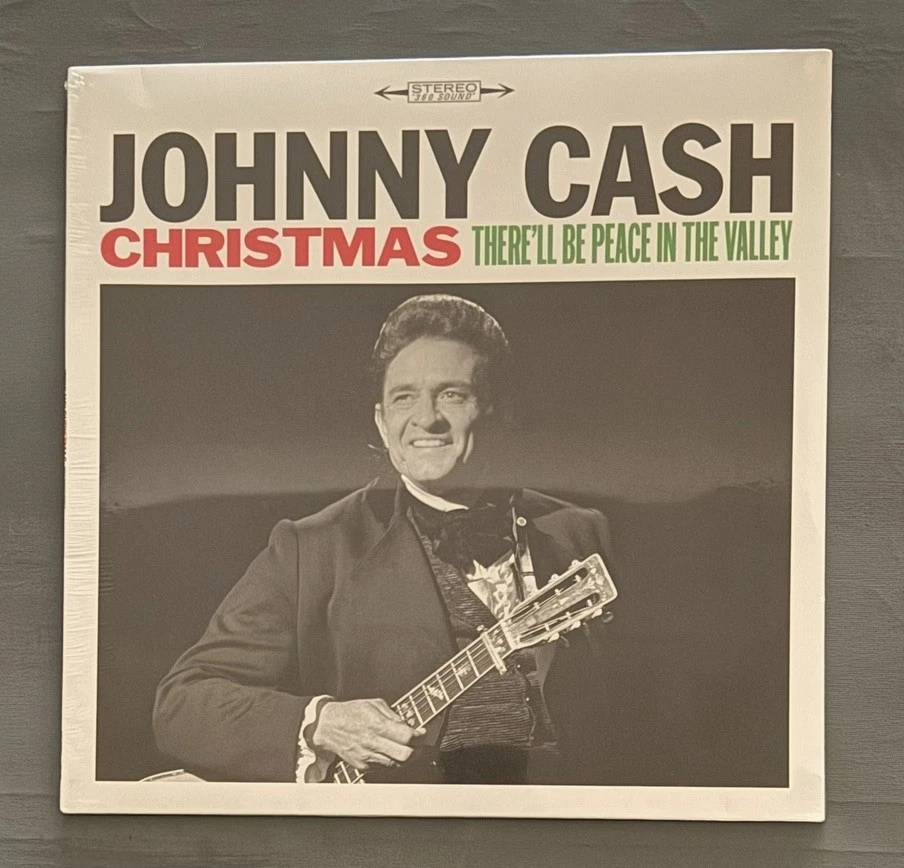 Johnny Cash- Christmas There'll Be Peace In The Valley Vinyl New/Sealed - Image 1 of 1