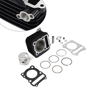 57MM Cylinder Convex Piston 125CC For Suzuki GN125 EN125 GS125 GZ125 TU125 DR125 - Picture 1 of 15