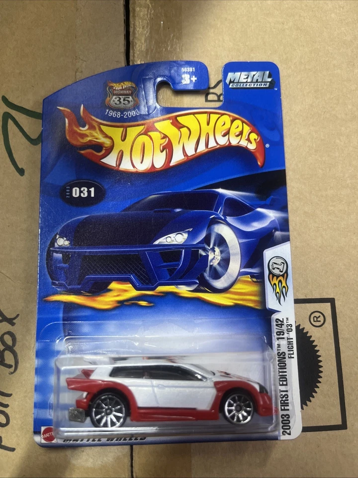 Hot Wheels 2003 First Editions 19/42 Flight '03 Red And White MISC - Image 1 of 1