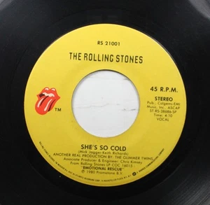 Rock 45 The Rolling Stones - She's So Cold / Send It To Me on rolling stones - Picture 1 of 2