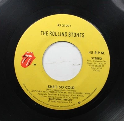 Rock 45 The Rolling Stones - She's So Cold / Send It To Me on rolling stones - Image 1 of 2