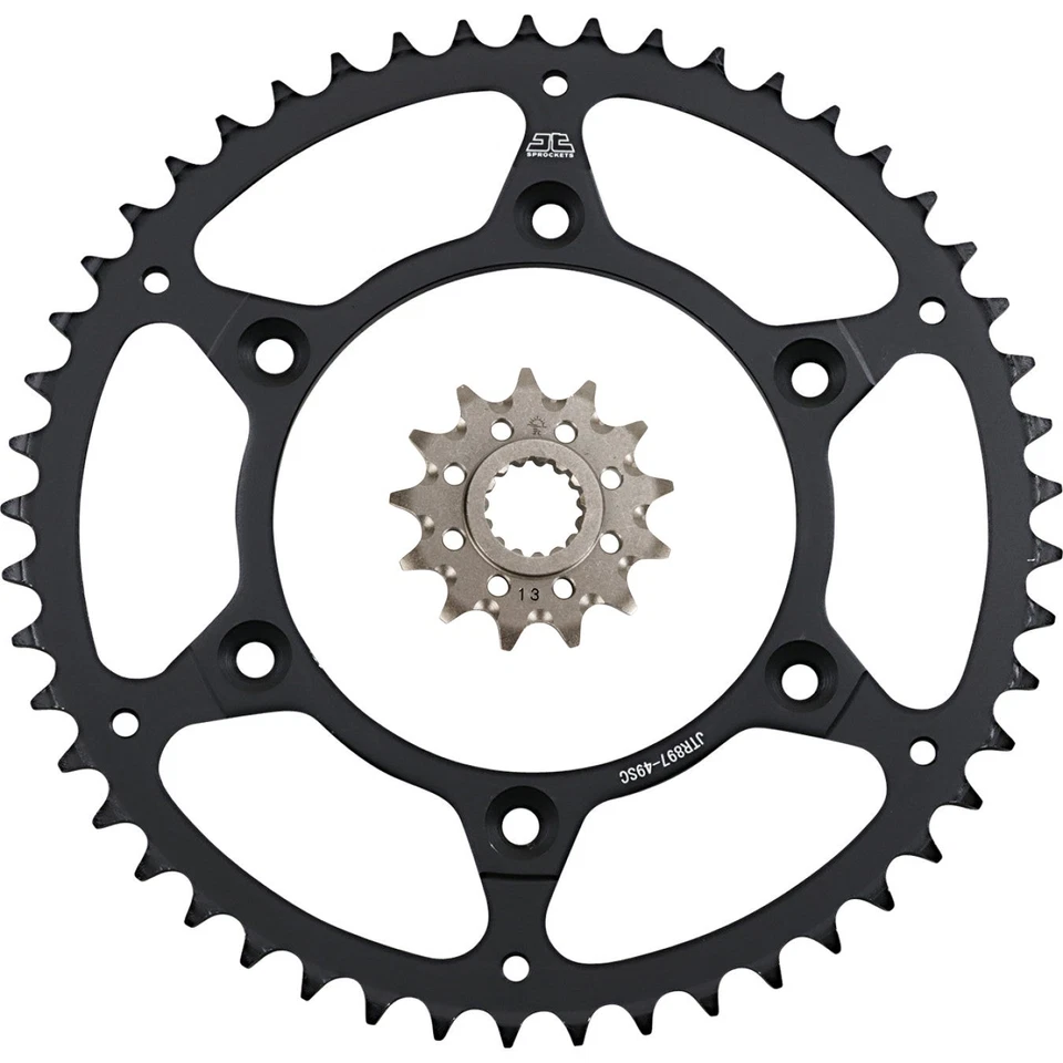 JT Sprockets - JTF1901.13SC - Self-Cleaning Steel Front Sprocket, 13T