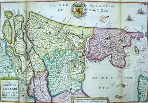 Netherlands, Holland, Utrecht De la Feuille, 1735, Le Comté de Hollande. / Kaart - Picture 1 of 7