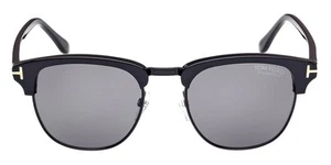 Tom Ford Henry FT0248 Sonnenbrille männlich glänzend schwarz 53 mm neu 100 % authentisch - Bild 1 von 9