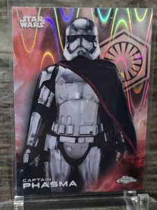 2025 Topps Chrome Star Wars CAPTAIN PHASMA #19 RAYWAVE REFRACTOR  Force Awakens - Picture 1 of 6