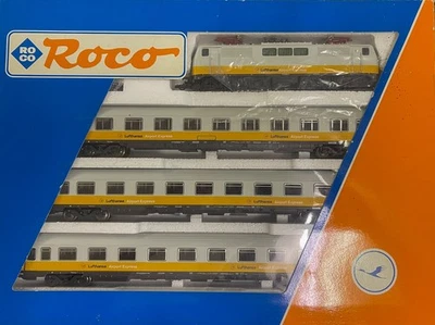 Roco H0 43047 Zugset Lufhansa Express 4 tlg. Z0-1 (WO) - Bild 1 von 4