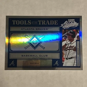 2004 Playoff Absolute Mem - Tools of the Trade Andruw Jones #TT-11 Blu /125 - Foto 1 di 2