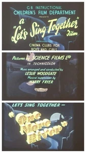 ONE MORE RIVER 1948 16MM COLOUR SOUND 300FT CINE FILM UK CARTOON SING TOGETHER - Picture 1 of 24