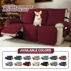 Recliner Sofa Covers Waterproof 100% Non-Slip Washable Protector Furniture - Picture 1 of 59