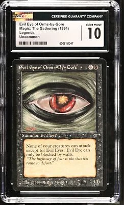 EVIL EYE OF ORMS-BY-GORE Legends U CGC 10 MTG [Nostalgium] - Image 1 of 2