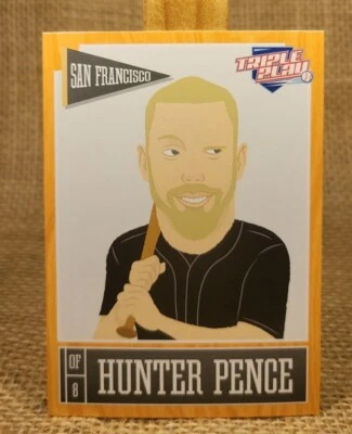 Tarjeta de béisbol 2013 Panini Triple Play Hunter Pence #71 Giants envío y devolución gratuitos A1 Foto 1 de 2