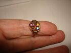 Vintage Missing One Stone 14K Yellow Gold Very Multi Stones Ring Size 7.25 As Is