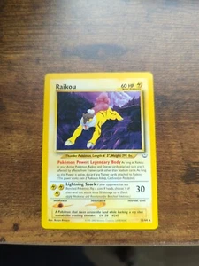 Carta Pokémon Rara Raikou 22/64 Neo Revelation  - Imagen 1 de 8