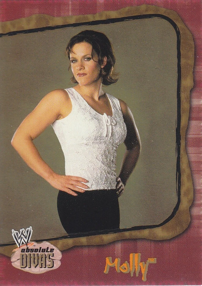 MOLLY HOLLY (Rare! GOLD PARALLEL Card #9) 2002 WWE Absolute Divas   - Image 1 of 1