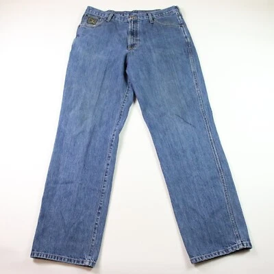 Cinch Jeans Mens 35x34 Blue Green Label Relaxed Fit Western Cowboy Boots Rodeo - Image 1 of 4