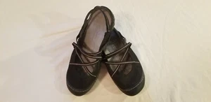 J-41 Sandals Women's 8.5M Midnight Blue Slingback Crisscross Strappy Cutout EUC - Picture 1 of 12