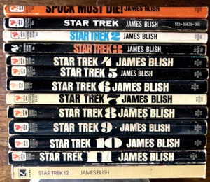 Star Trek Log Books 1-12 Complete Set + Spock Must Die + Seedling Stars (Blish) - Picture 1 of 7