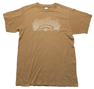 T-shirt Hurley uomo taglia large marrone Hurley International DISTRESSED TEE - Foto 1 di 10