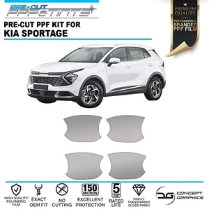 Door Cups Stone Chip Scratch Guard Paint Protection film for Kia Sportage 23+ - Picture 1 of 3