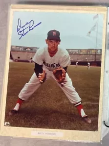 DAVE STENHOUSE WASHINGTON SENATORS AUTOGRAPHED SIGNED VINTAGE 8X10 PHOTO - Picture 1 of 3