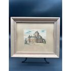 Original G.A. Dumarais Watercolor Chateau Frontenac Framed Artwork Painting