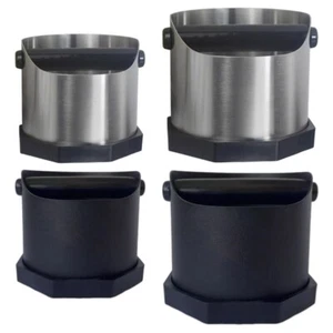 Stainless Steel Coffee Grounds Knocking Box Quiet Accessory Rusts Proof Designs - Picture 1 of 12