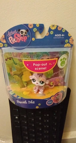 LITTLEST PET SHOP POSTCARD PETS MONKEY SEALED FREE SHIPPING! Cover