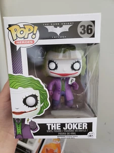 Funko POP The Joker Dark Knight Vinyl Figure 36 Heath Ledger With Protector - Picture 1 of 6