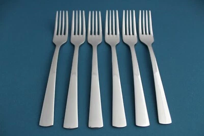 6 tenedores de ensalada Villeroy & Boch CANCILLER brillante 18/10 Indonesia NUEVO 7 1/8" Foto 1 de 4