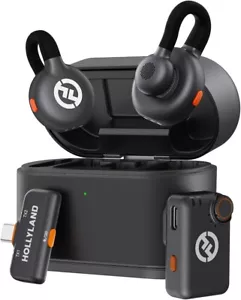 Hollyland Lark M2S Mini Combo (Camera RX+Type-C RX) Wireless Lavalier Microphone - Picture 1 of 9