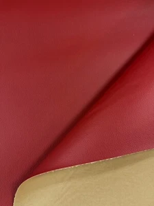 45+ Colors Self-Adhesive Vinyl Fabric Faux Leather 56" Wide Continuous By Yard - Picture 1 of 64