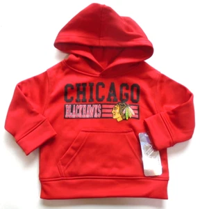 NWT Kids size 12 Months Chicago Blackhawks NHL Hooded Sweatshirt - Picture 1 of 5