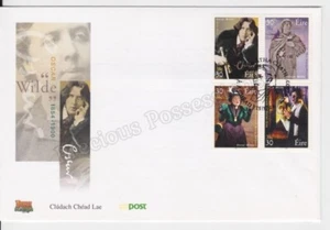 EIRE IRELAND FDC FIRST DAY COVER 2000 OSCAR WILDE STAMP SET - Picture 1 of 1
