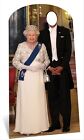 Queen Elizabeth II Stand in Cardboard Cutout Platinum Jubilee Party Photo Fun 