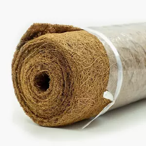 Coco Coir Liner, 12x80 inch Natural Coconut Liners for planters Flower Basket, R - Picture 1 of 6