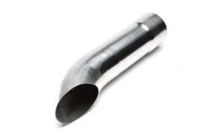 Endrohr Edelstahl Anschweißendrohr Auspuff 85 x 115 mm oval scharf Länge 415 mm - Bild 1 von 1