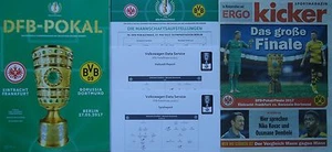 Programm Aufstellung Pokal Finale 2017 Eintracht Frankfurt - Borussia Dortmund  - Picture 1 of 1