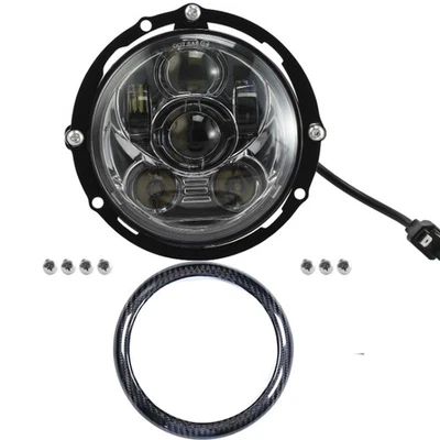 Real carbon fiber Headlight Ring For Harley Davidson Low Rider S ST - Image 1 of 4