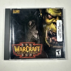 Warcraft III 3 Reign Of Chaos Video Game for PC CD Windows 98 VG - Picture 1 of 5