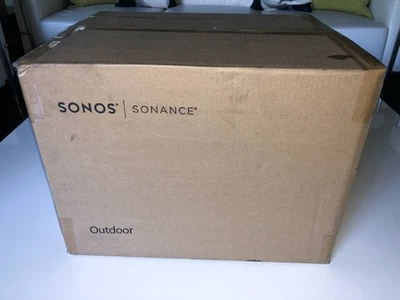 Brand New Sonos Outdoor by Sonance Black Wired Speakers Pair - OUTDRWWBLK