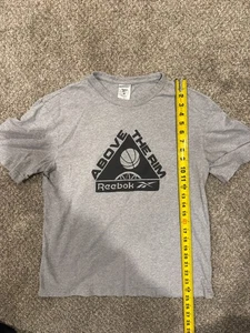 Camiseta de baloncesto REEBOK Above the Rim talla M mediana gris jaspeado - Imagen 1 de 3