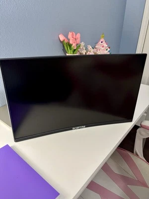 Sceptre 27" Curved 75hz LED Monitor C278w-1920r Full HD 1080p HDMI DisplayPort - Image 1 of 3