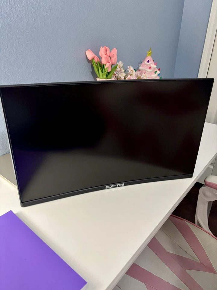 Sceptre 27" Curved 75hz LED Monitor C278w-1920r Full HD 1080p HDMI DisplayPort - Image 1 of 3