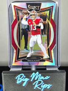 2024 Panini Select - Concourse Brock Purdy #37 Silver Prizm Die-Cut - 49ers - Picture 1 of 2