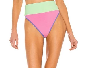Slip bikini nuovo con etichetta Beach Riot Emmy L Sherbert - Foto 1 di 7