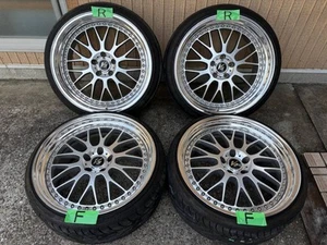 JDM WORK VS-XX 20-inch wheel and tire set 4Book 9.5J +28 10.5J +32 5H No Tires - Picture 1 of 10