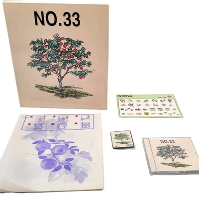 Brother Embroidery Design Card No.33 Botanical for Brother Baby Lock Bernina - image 1 of 4