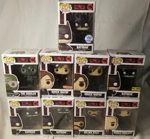 Lot Of 9 Funko Pop Movies Batman Riddler Bruce Wayne Selina Oswald Topic Target - Picture 1 of 11